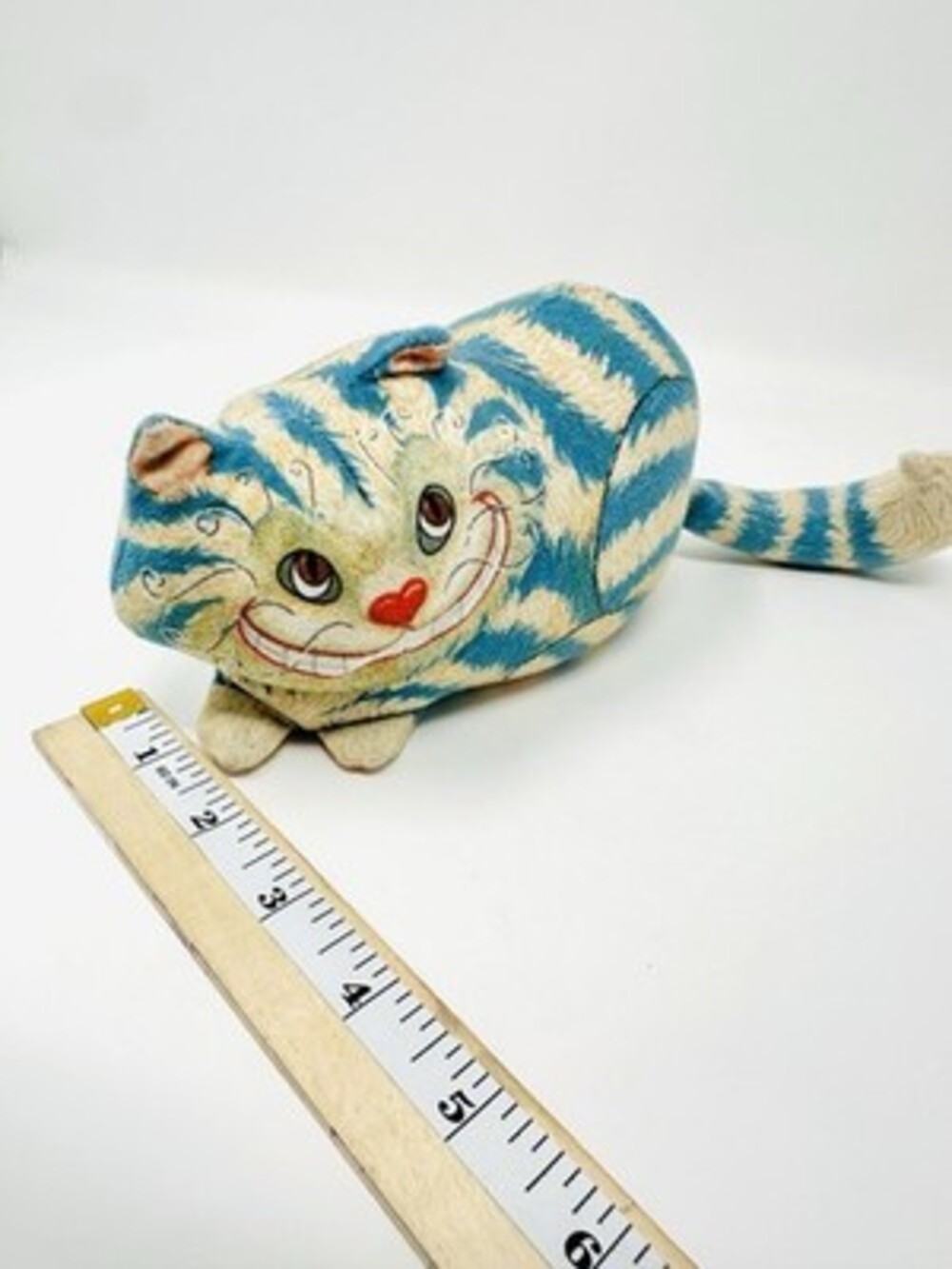 Cheshire Cat Rare Plush Armand Eisen 1988 the toy works signed Michelle Wiggins - Picture 8 of 8